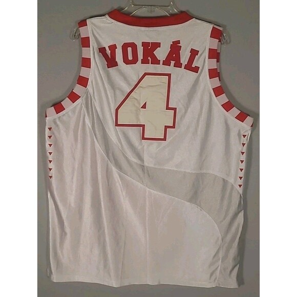 Vokal Other - Vtg Vokal Basketball Jersey Mens XXL White Red Embroidered Hip Hop Nelly Y2K
